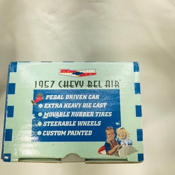 Gearbox 1997 Vintage 1957 Chevy Bel Air Convertible Serial #05362 Pedal Car New - Picture 6 of 10